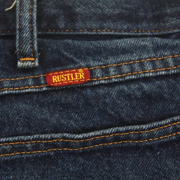 Rustler Straight Leg Men's Jeans Size 42 X 30 100% Cotton - Picture 4 of 7